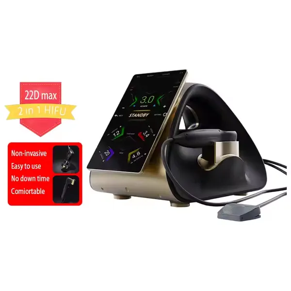 Advanced 22D Max HIFU Skin Lifting Machine With 4.5mm Cartridge for Deep SMAS Layer, 220V for Spa Use photo-5