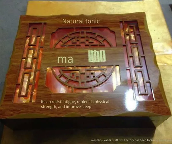 Custom-made Wooden Box Packaging for Matsutake Powder With a Wide Range of Styles. 15 Years of Dedication to Yabei Packaging photo-2