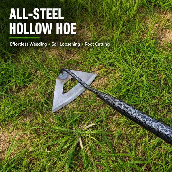 Hollow Hoe for Planting and Weeding in Vegetable Plots
