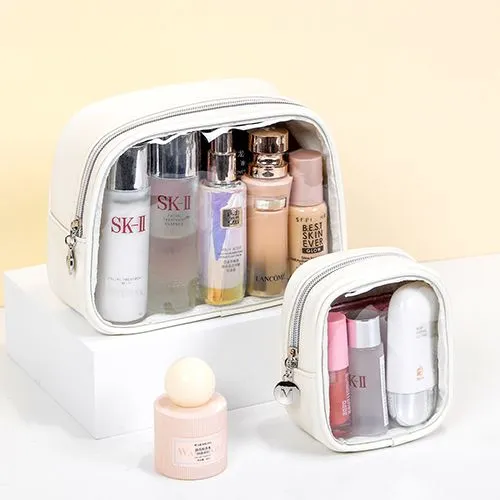 Transpare Window Cosmetic Bag Set