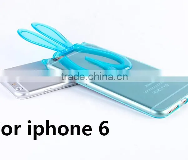 Top Sale Rabbit Ear Silicone Mobile Phone Case photo-3