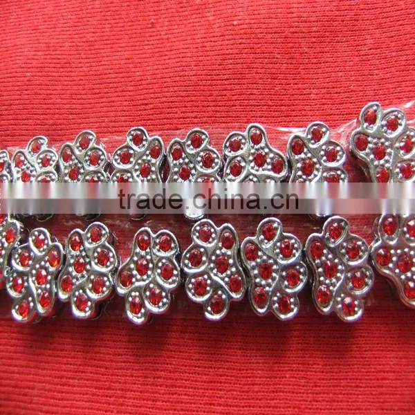 Produce 10 mm Footprints Slide Charm Jewelry Diy Manual Accessories photo-3