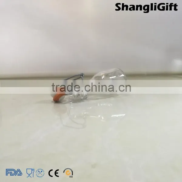 Mini Glass Bottle Swing Top Sealing Lids For Soy Sauce 2oz photo-3