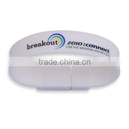 Custom Silicone Bracelet Usb Flash Memory Storage 8gb 16gb photo-4