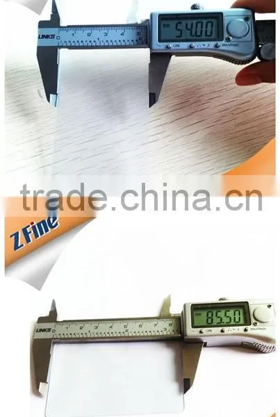China Supplier Shaped Plastic Playing Pvc Gift Card With Hole Punch photo-3