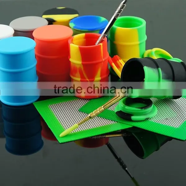 Silicone Customized Bho Oil Container Silicone Small Oil Container Custom Silicone Rubber Container photo-2