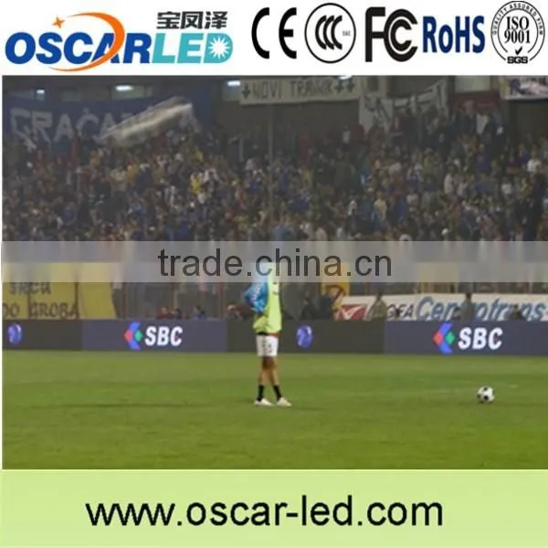 Outdoor Advertising Led Display on the Sides of Football Field