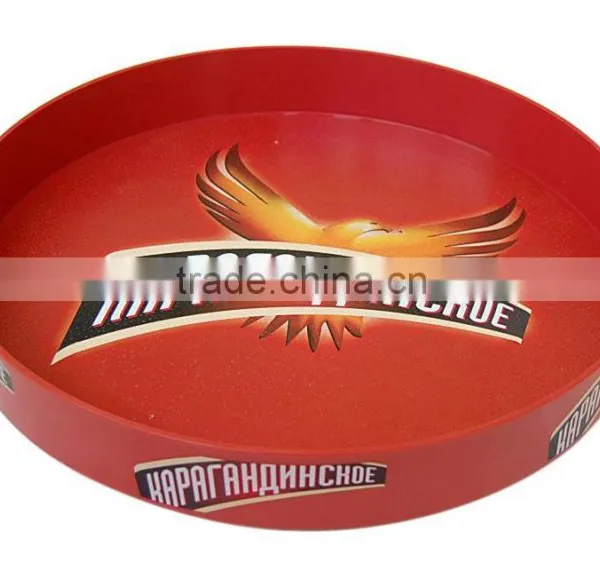 Round Cute Acrylic Plastic Tray Factory Custom Hot Sale photo-3