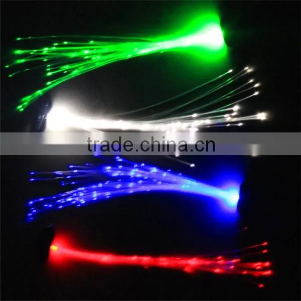 Fashion LED Flash Optical Fiber Wire Clip Hairpin Small Gifts photo-3