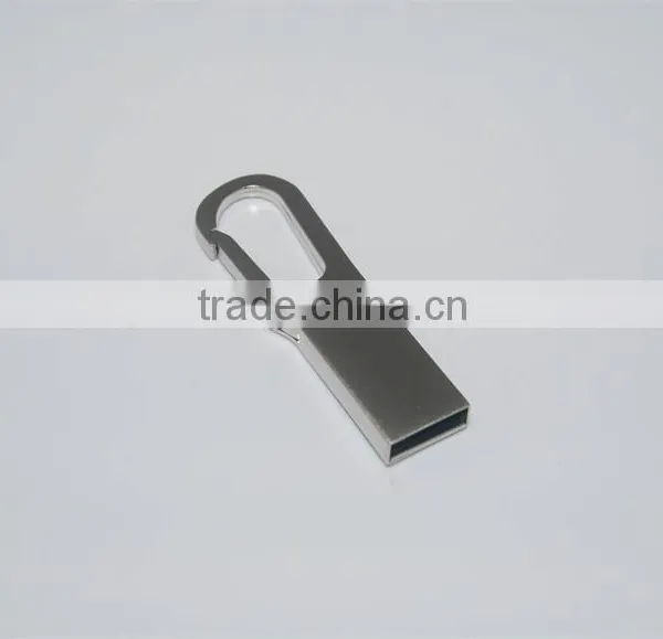 4G 8G 16G 32G Metal USB Flash Drive With Snap Hook photo-5