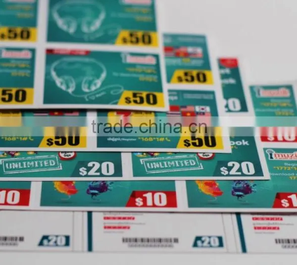 Prepaid Voucher Card Printing for Telecom Use and Game Use photo-5
