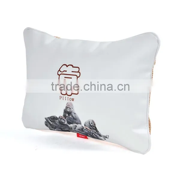 Custom White Plain Leather Case Throw Pillow With Inserts Supplier's Choice photo-3