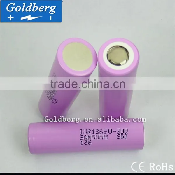 100% Original Samsung INR18650-30Q Battery,18650 3.7V 3000mah High Power Battery ,Samsung Rechargeable Ecigmod 18650 30Q Battery photo-2