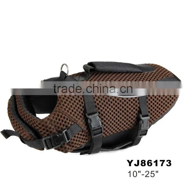 High-perrformance Pet Swimming Saver Vest Brown 35cm photo-2
