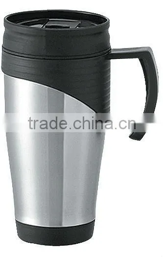 Stainless Steel Thermos Mug With Handle