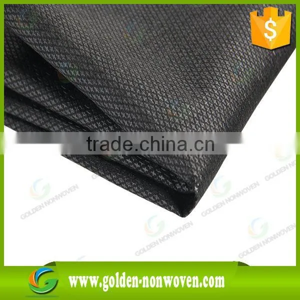 80gsm Black Cross Cambella Biodegradable Polypropylene Nonwoven Geotextile Rolls for Suit Cover photo-3