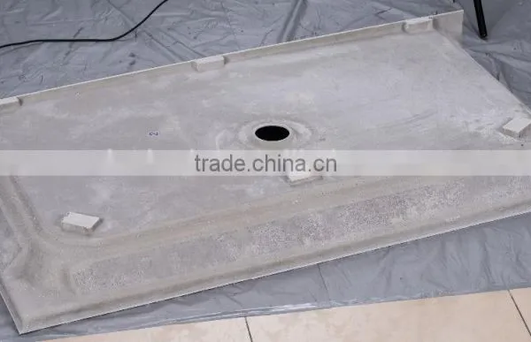 North America Market UPC/cUPC Certified 3 Side Aclove Tile Flange Shower Tray, Fiberglass Shower Base, Usa Standard Shower Base photo-3