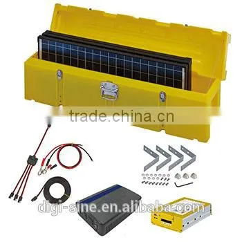 Portable 150W Solar 12V Power Generator Kit for Camping photo-2