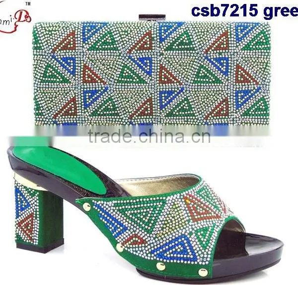 CSB7216 New Design for Women Shopping Cheap Italian Shoes Matching Bags photo-2