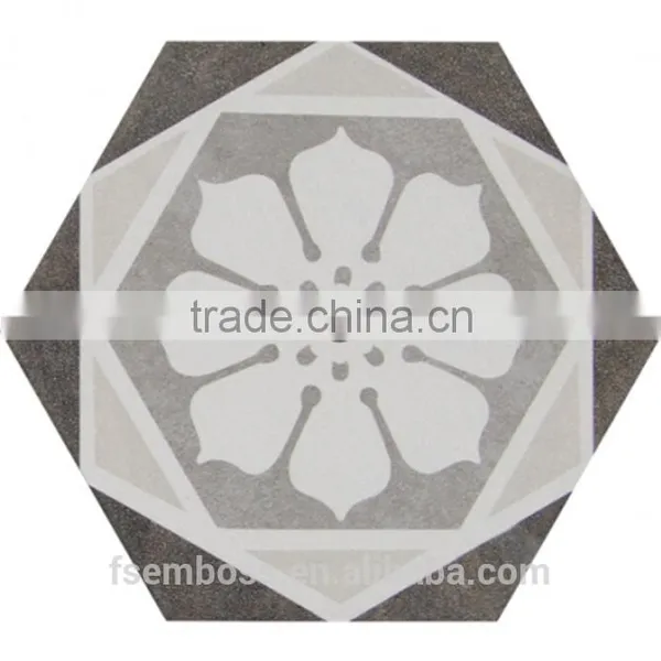 100*200*175mm Hexagon Ceramic Tile Kitchen Bathroom Porcelain Floor Tile photo-2