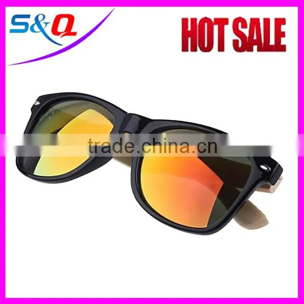 PC Wooden Temple Sunglasses Black Color Change Sunglasses photo-2