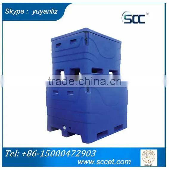 Rotomold Plastic Tub, Insulated Storage Tub 1000L for Fish, Shrimp & Meat photo-6