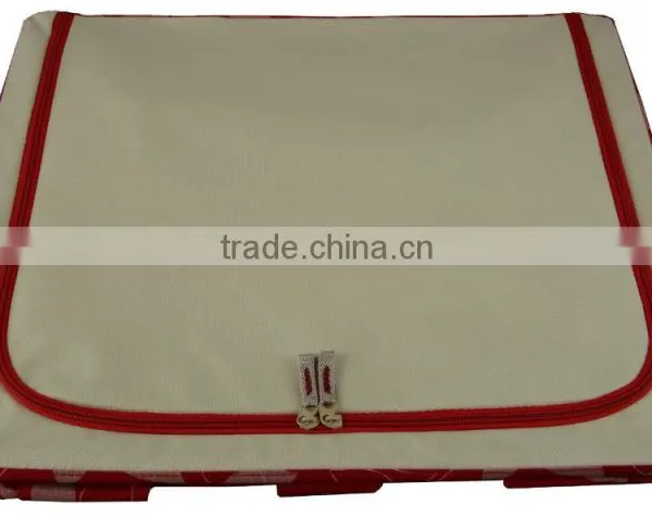 Durable Oxford Fabric Foldable Steel Shelf Lidded Storage Box With See-through Window photo-3