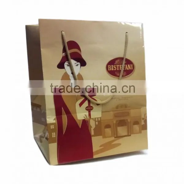 Pandoro Paper Shopping Bag With Handles