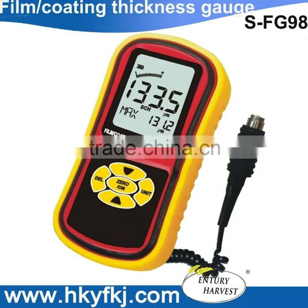 CE ROHS approval thickness measuring instrument digital thickness gauge