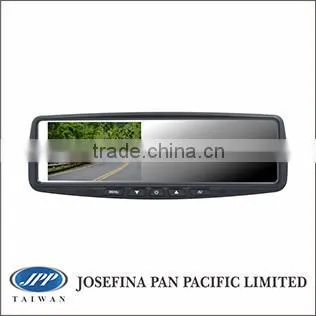 High Brightness 4.3" Car Mirror Monitor 4.3" Rear View Mirror Car Monitor, 4.3" Universal Car Mirror, Clip on Type