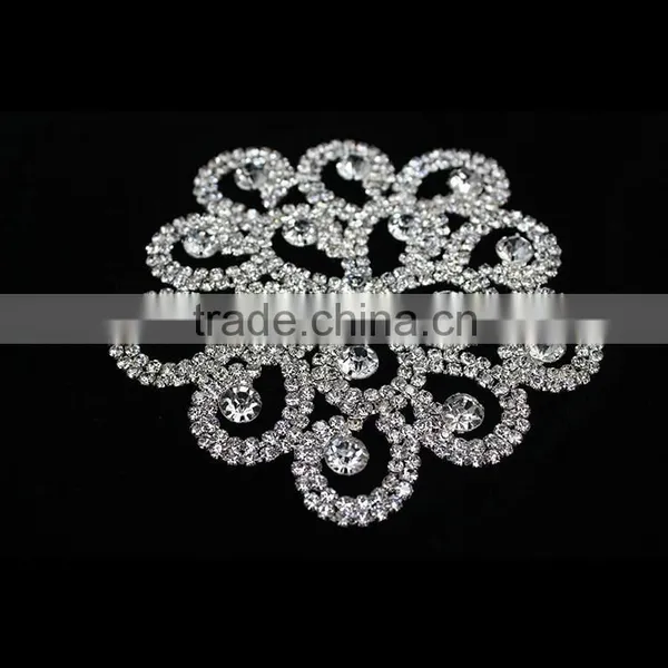 2015 Wholesale Crystal Embellishments Rhinestone Applique for Wedding Dress photo-2