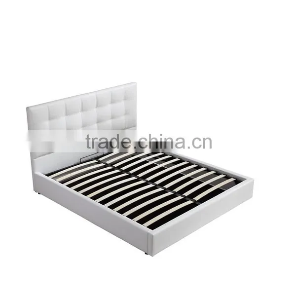 Home Furniture Prado Gas Lift Ottoman Faux Leather Storage Bed Quality Choice photo-6
