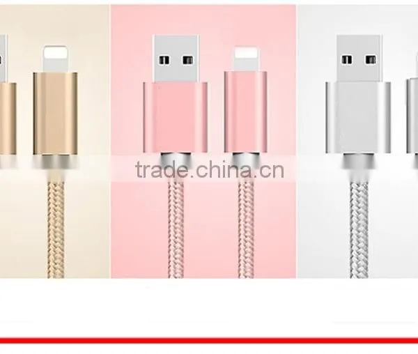 Nylon Braided High Speed Usb Data Cable for Iphone 8Pin Usb Cable photo-4