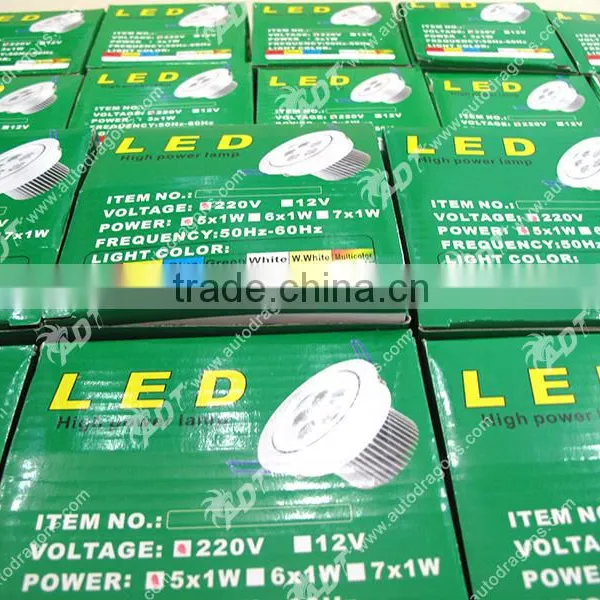 2015 Newest Hot Selling 3w Led Ceiling Light Dome Lamp 330lm Lighting for Barber Shop 90-240v photo-6