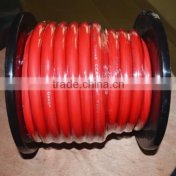 Good Quality China Supplier 0 Awg Wire for Car Audio Cables With Copper Conductor1/0 OFC Car Audio Power Cable photo-3