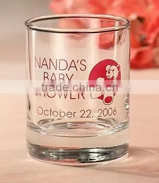 Glass Cup With Paper Decal Pattern photo-4