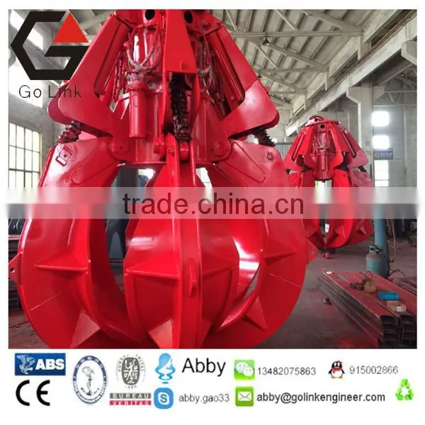 GOLINK Electric Hydraulic Orange Peel Grab Hydraulic Orange Peel Grabs Bucket Garbage Grapple photo-6