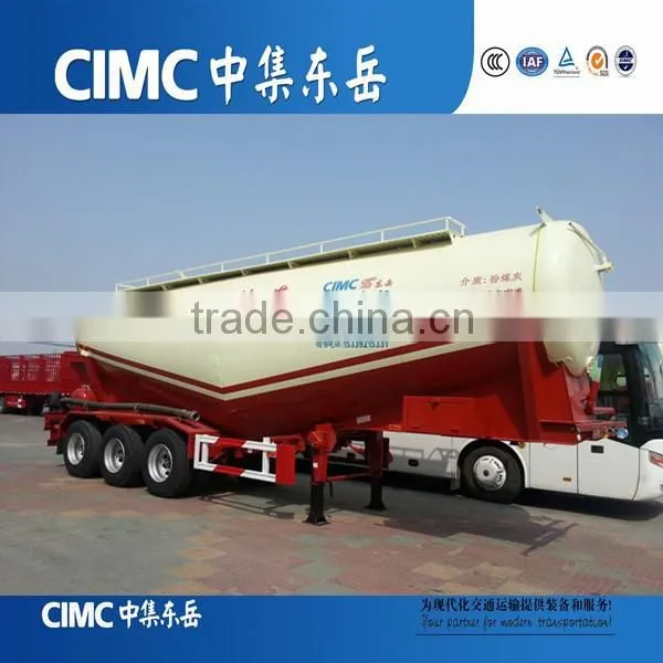 CIMC 3 Axles 28T Cement Silo Tank Trailer in Kenya photo-2