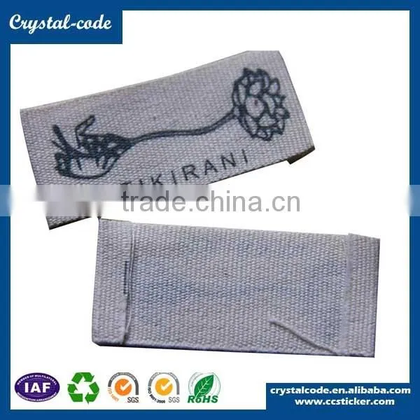 Wholesale Cotton Sticker Blank Self Adhesive Fabric Label photo-5