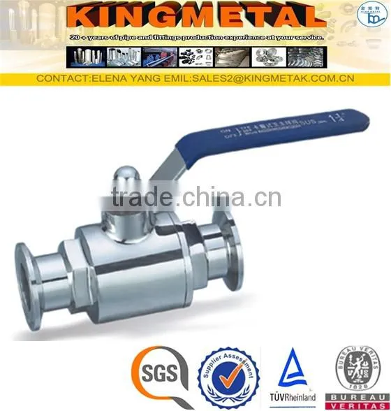 SUS304 Stainless Steel Food Grade Sanitary Ball Valve photo-6
