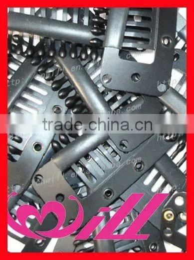 Metal Hair Clips Snap Hair Clips Hair Extension Snap Clips 3.8cm 10 Teeth photo-2