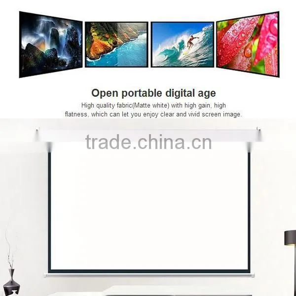 Motorized Projection Screen 50"~200"(with CE /ROhs/FCC Certificates) photo-6