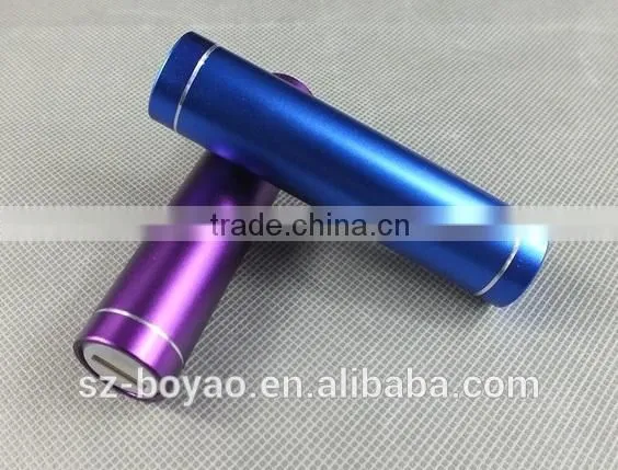 2016 2600mah Colorful Cylinder Smart Power Bank With Flashlight photo-4