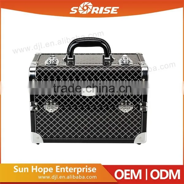 JL-676 Three Layers New Design Durable Professional Soft Side Makeup Case,Beauty Cosmetic Case,Cosmetic Display Case With Drawer photo-3
