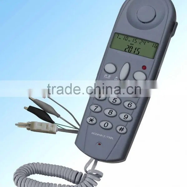 Slim Analog Phone, Telephone Line Tester