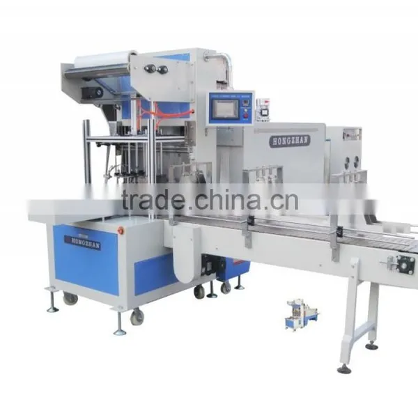 Hongzhan SM6030 Automatic Beverage Cans Bottles Tray Sleeve and Shrink Packing Machine for POF Film photo-6