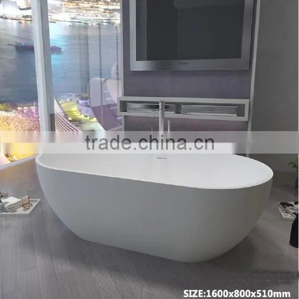 Italian Classic Design Solid Surface Bathtub,Solid Surface Freestanding Bathtub, Freestanding Bathtub,artificial Stone Bath Tub photo-3