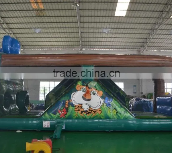 Animal Zoo Inflatable Obstacle Course For Kids photo-2