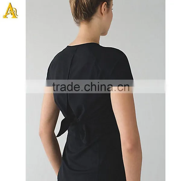 Women Blank Fashion New Trend Style Black t Shirt photo-2