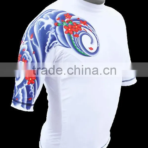 Top Quality UV Protection Lycra Swiming and Breach Customized Rash Guard Vest